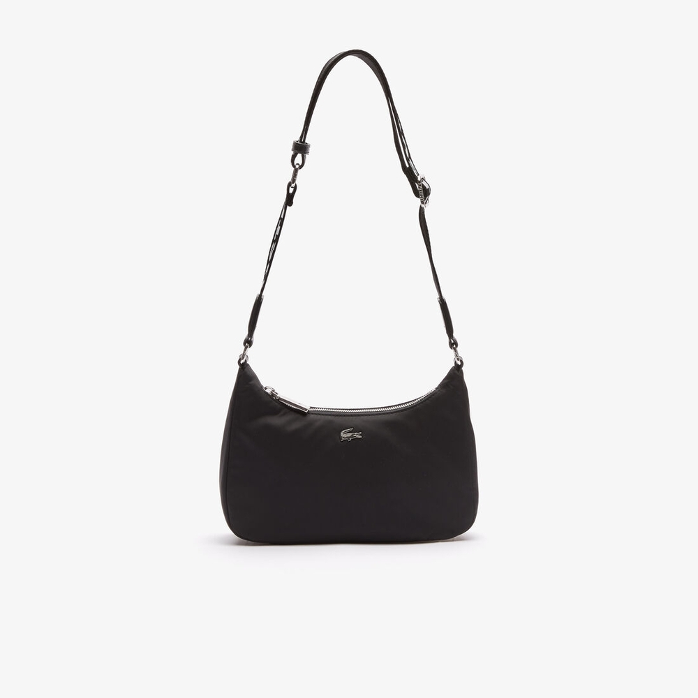 Lacoste Black Shoulder Bag with Sleek Design